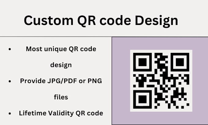 Make a custom qr code design by Gulnaz806 | Fiverr