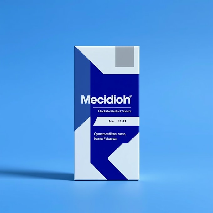 design professional supplement label and tablet box packaging
