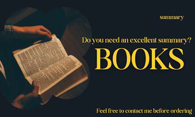 professionally write a book, summary and analysis