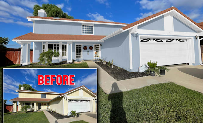 Professional house color change and home exterior modernisation by Jb ...