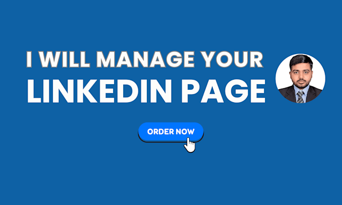 be your linkedin social media marketing manager and content creator