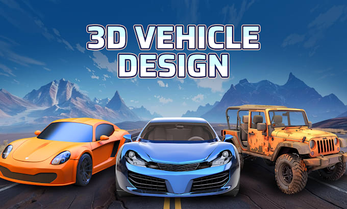 create premium 3d game characters and art