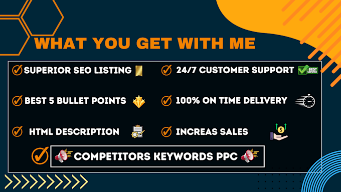 escribire listing y descripcion SEO para productos en amazon