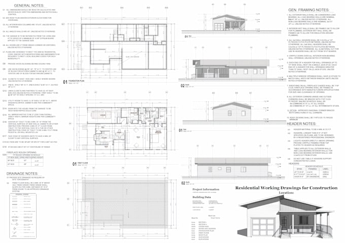 Be city permit adu deck garage architecture mep blueprint by ...