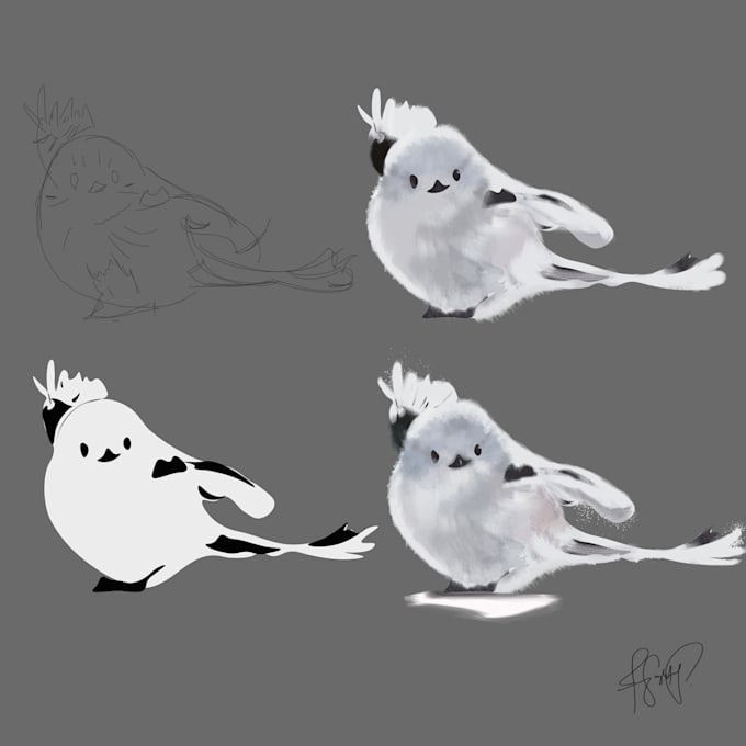 create digital illustrations with photoshop