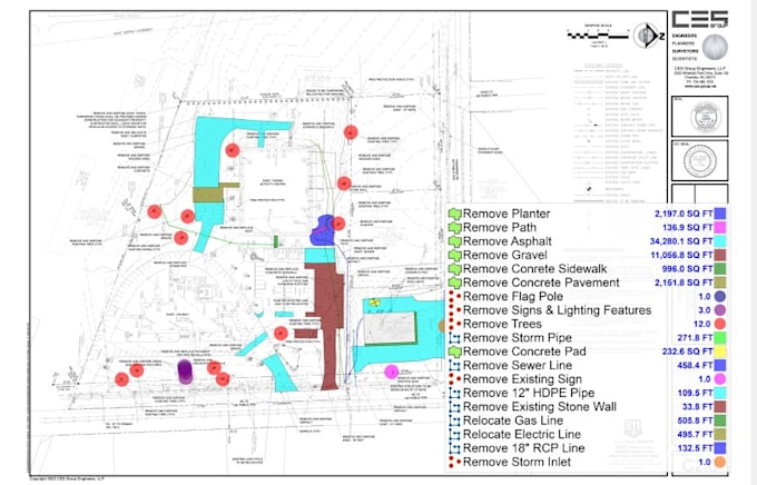 do site work earthwork, grading, utilities and landscape takeoff and estimate