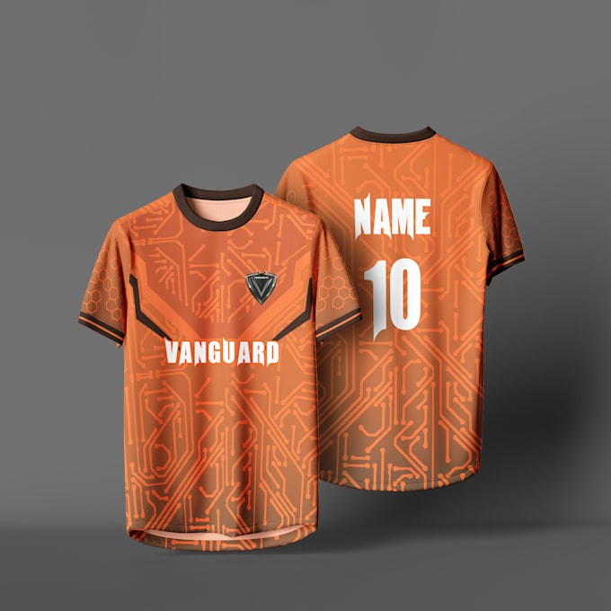 design a professional custom football jersey