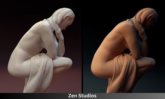 do custom 3d modelling, 3d sculptures for 3d printing, sculpture