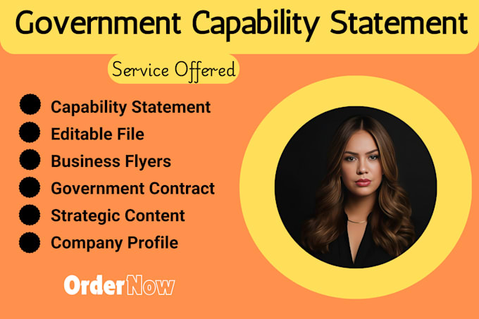design effective business capability statement government capability statement