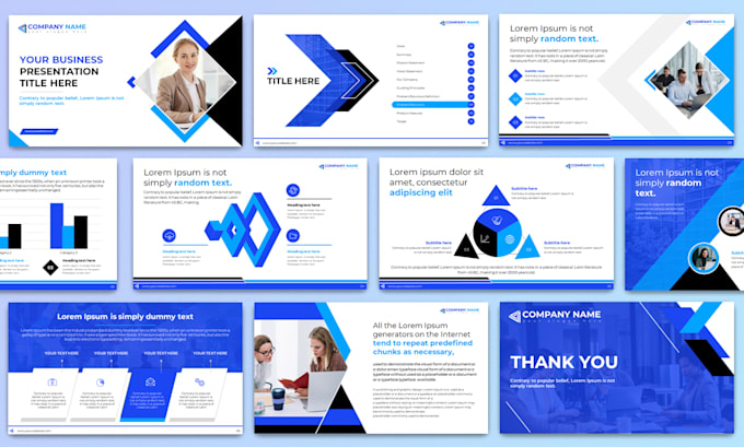 redesign powerpoint template presentation design pitch deck google slides