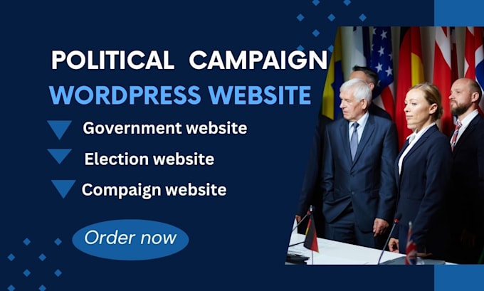 Build campaign website election website with donation on wordpress or