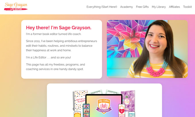 build online course website on kajabi learnworlds lms design kajabi website