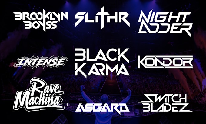 design music band or dj logo