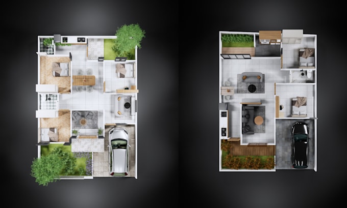 make 3d floor plan, 2d floor plan, rendering