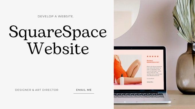 craft a beautiful wix and squarespace website, redesign