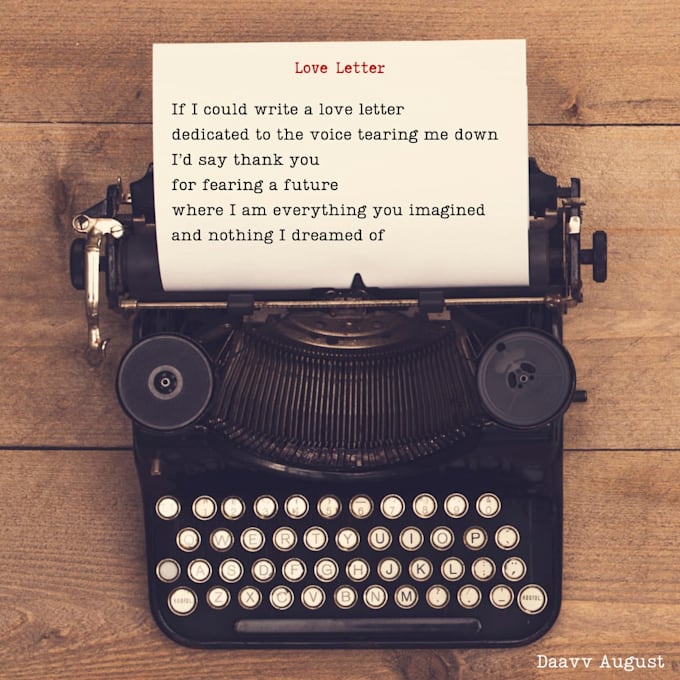 write poetry, proofread and edit poems