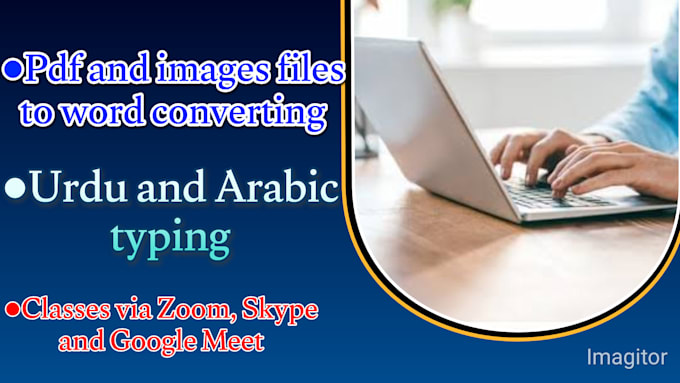 do english, urdu and arabic typing job