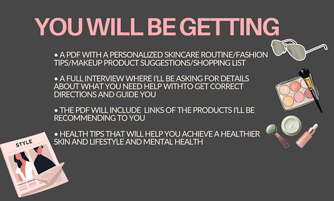 be your personal shopper ,stylist , beauty expert