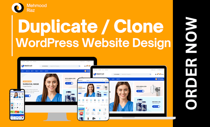 design , redesign or duplicate wordpress website development using elementor