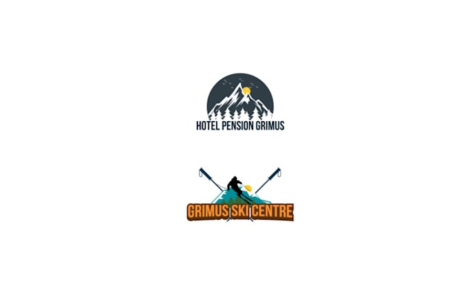 design professional confident ski shop logo