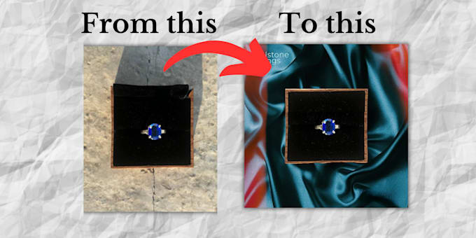 do product photo editing and retouching for instagram and amazon