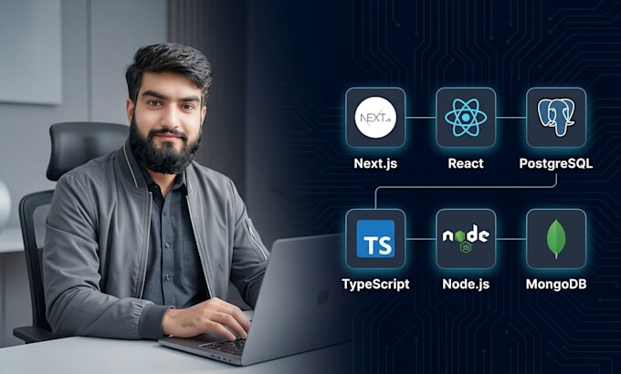 be your front end developer, backend developer do website development