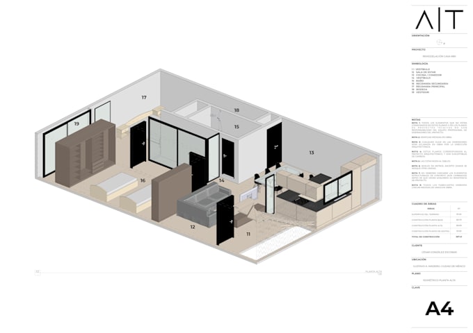 make an isometric 3d view