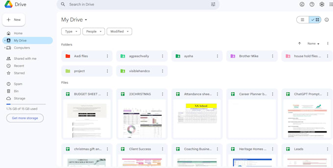 be your google sheets and drive professional organizer