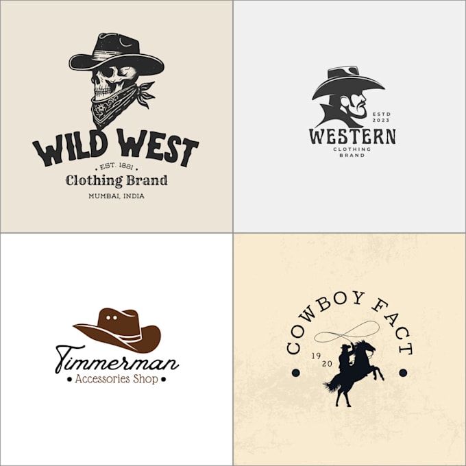 create a professional custom vintage and band logo