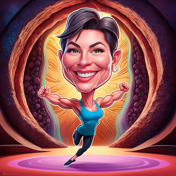 Make you into amazing cartoon or caricature art by Zulemcdaniel | Fiverr