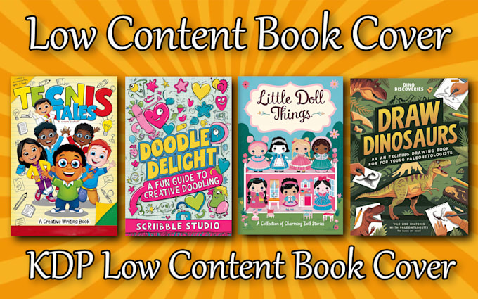 do custom kids worksheets, activity books, low content books
