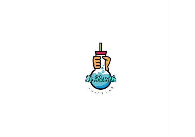 design pleasant drink juice logo