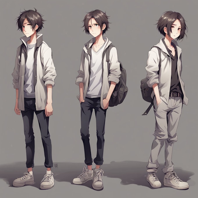 draw you an anime art style characters