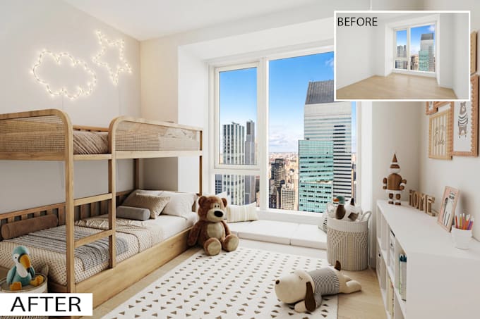 do ultra realistic virtual staging of your real estate listing in 24 hours