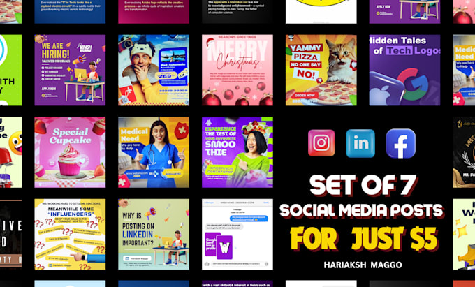 create the best social media posts to get customers
