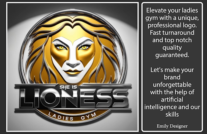 design ladies gym logo