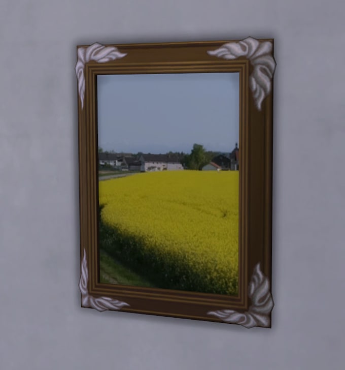 make your picture a the sims 4 cc painting or poster