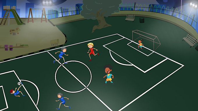 draw 2d background for your animation