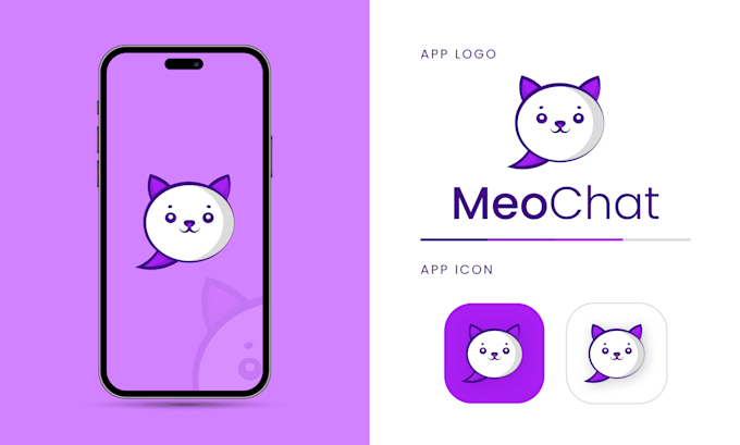 design a modern app icon logo for you