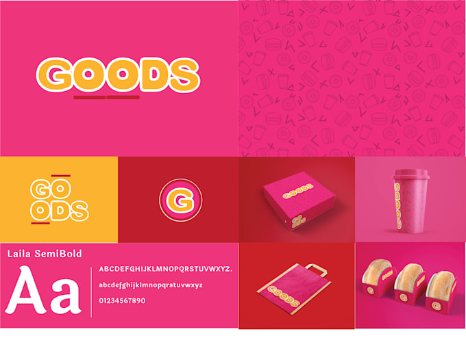 design and colourful and prominent brand identity