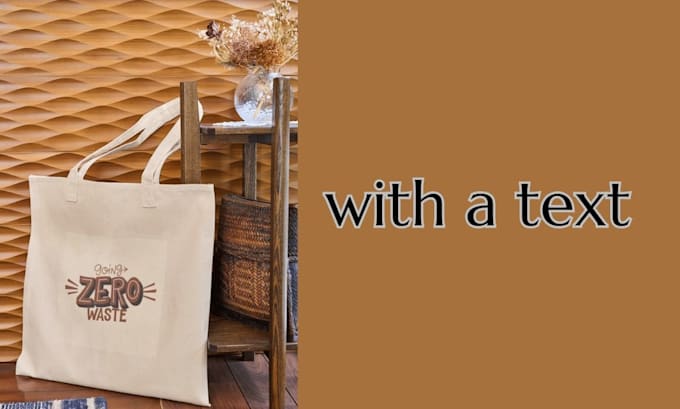 design a simple , creative tote bag