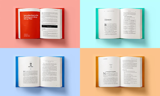 design pdfs, ebooks, interior layouts, planners, graphics, or welcome packet