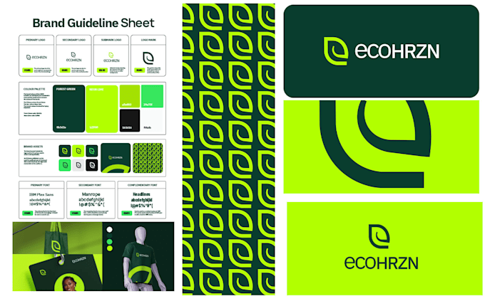do business logo design with branding kit and brand identity kit