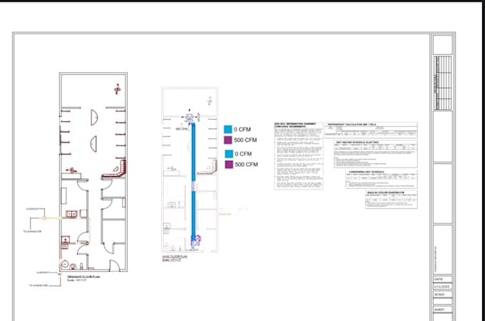 create hvac, plumbing, electrical,  plan and load calculations