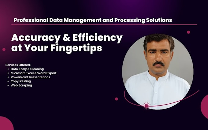 provide accurate and efficient data entry services