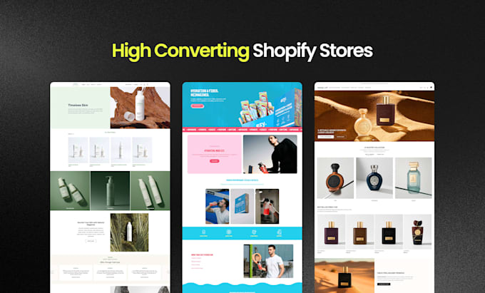 design or redesign shopify store, shopify dropshipping store, shopify website