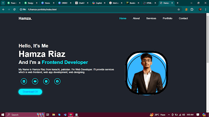 do fully responsive website using HTML, CSS and bootstrap