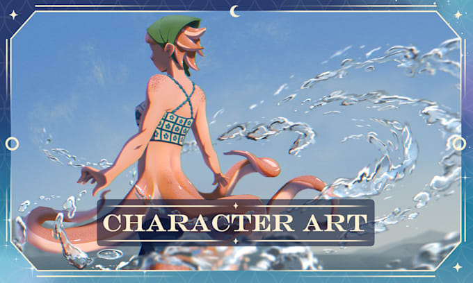 draw an illustration of your character or dnd oc