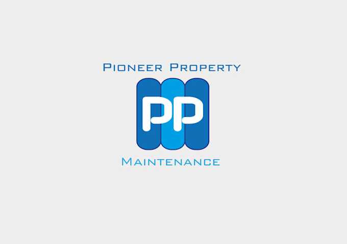 design attention property maintenance logo