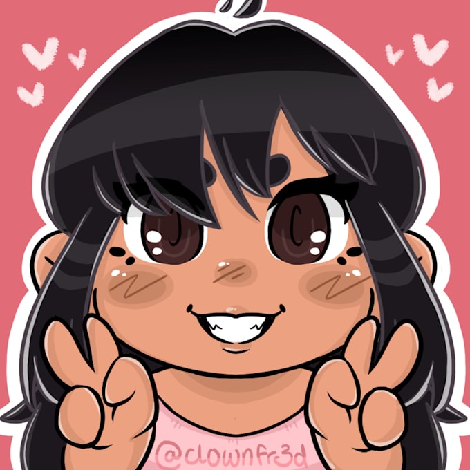 Do cute chibi icons by Clownfred | Fiverr